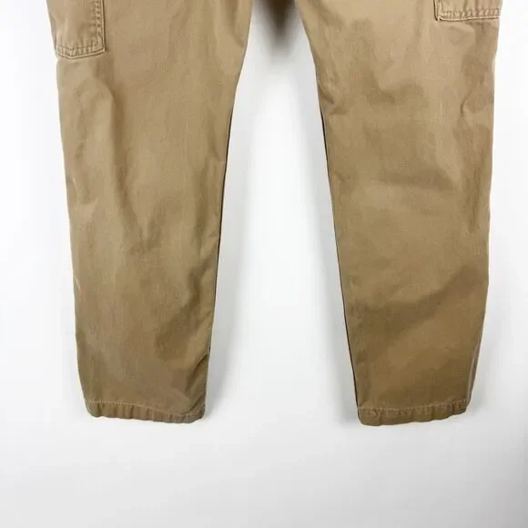 Carhartt B324 DKH Pants Men's 30x30 Work Relaxed Fit Tan Utility Carpenter - Picture 9 of 16